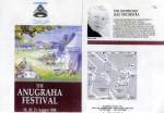 Part 1 - leaflet advertising The Anugraha Festival - a musical extravaganza - August 1988