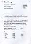 Anugraha in administrative receivership - H Loch (Chair), Travis-Smith (MD), R Heaslip (Director) and R Prescott (Company Secretary) use innocent people's names on official forms, thus holding them responsible for Anugraha's loss - Part of a letter from Ernst & Young, solicitors, dated 30th August 1990