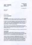 Part 1 - Letter dated 16th November 2010 from Joe Lewis, acting on behalf of Anreas and Susannah Zys - to Luke Penseney, WSA Chairman, asking for an inquiry into Anugraha. Inquiry and negotiations refused.