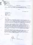 Letter from John Pitman to the Board re: concerns about Shareholder Representatives - dated 21st November 1988