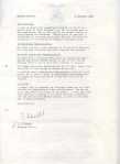 Part 2 - Luthfi O'Meagher tenders resignation - cites structural and organisational issues - Withdrawn. Letter dated 21st November 1988