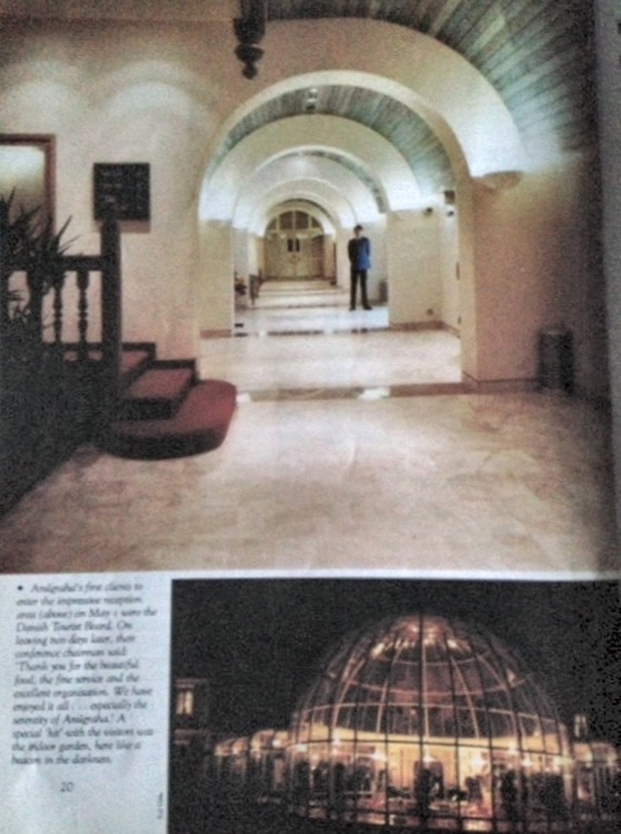 Interior and exterior of Anugraha