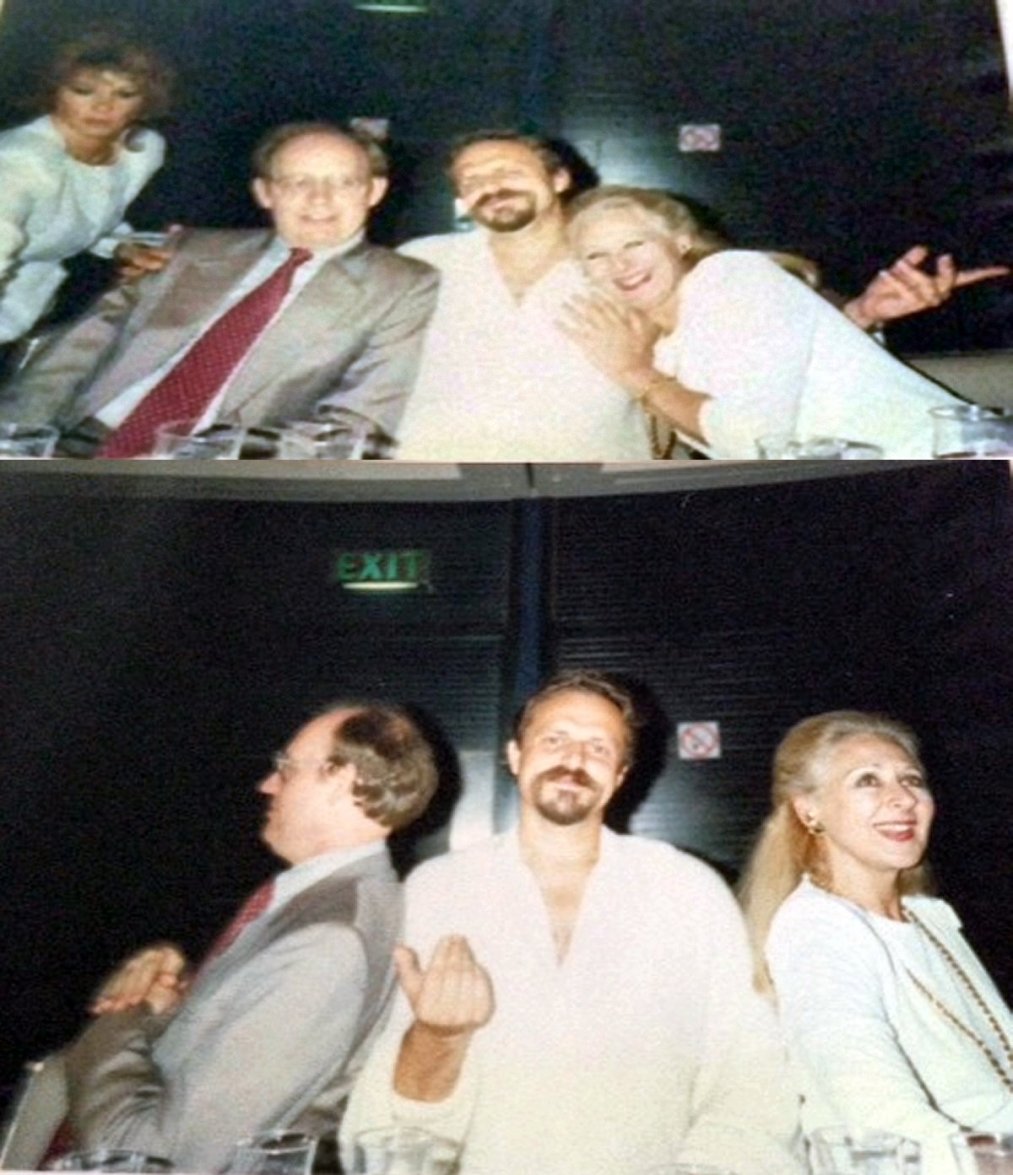 Marston, Robert and Stephanie enjoying an evening at Anugraha